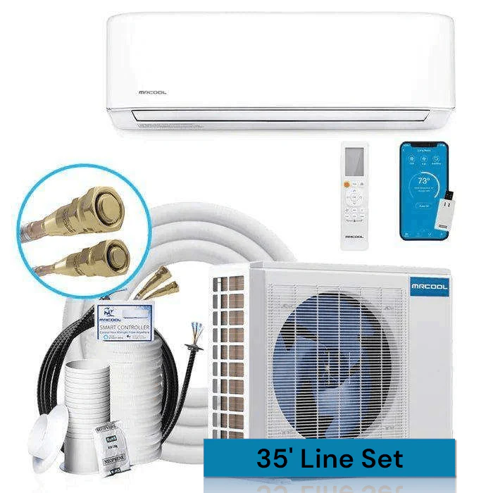 MRCOOL DIY 4th Gen 24K BTU, 2 Ton, 20.5 SEER, Ductless Mini-Split Heat Pump Complete System (DIY-24-HP-WM-230C25) - Image 11