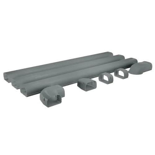 MRCOOL LineGuard 4.5-Inch 16-Piece Complete Line Set Cover Kit for Ductless Mini-Split or Central System (MLG450) - Image 11
